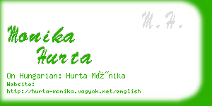 monika hurta business card